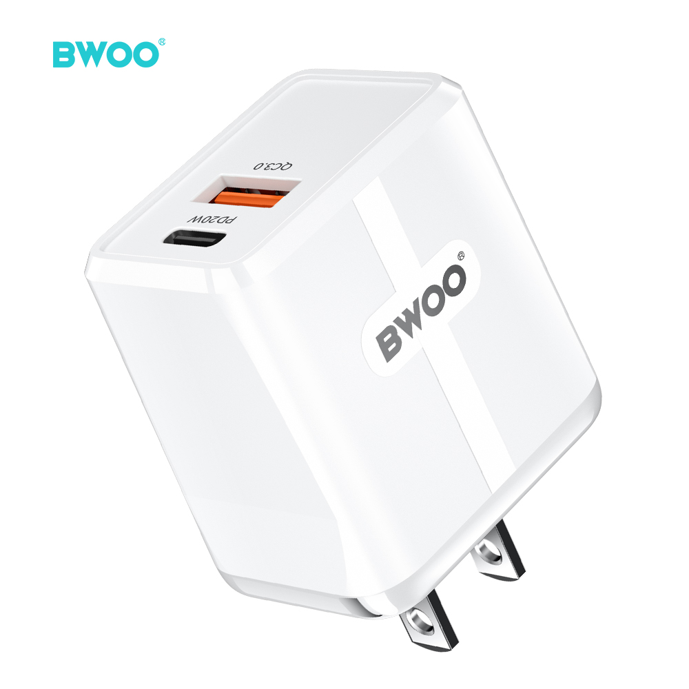 CDA178 CARGADOR DE PARED RÁPIDO 20W, DUAL PORT