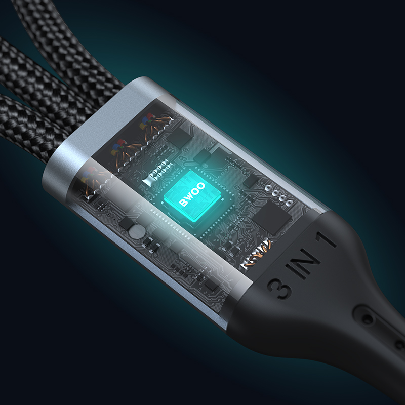 X274 CABLE DE DATOS MULTI 3 EN 1: USB to: Lightning, Micro y tipo C - Imagen 3